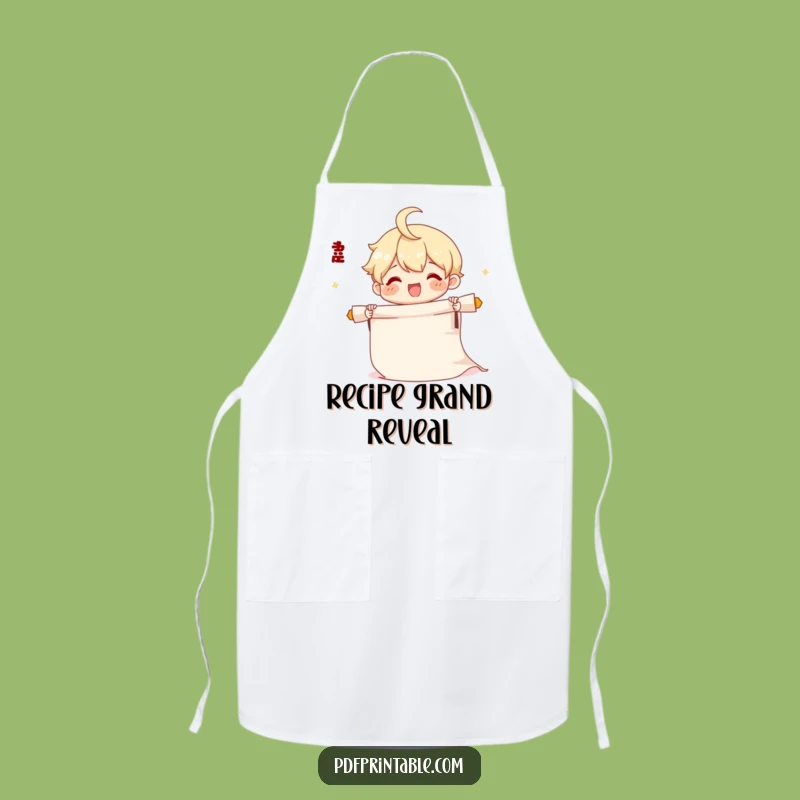 Create with Joy: Funny Scroll Apron, a Chef's Funny Gift!