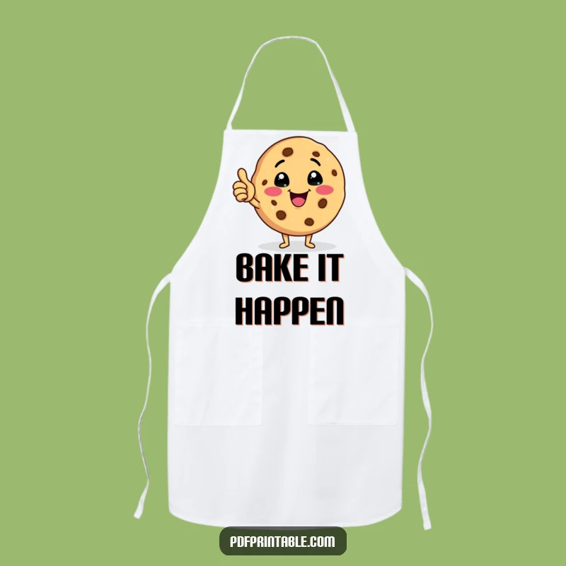 Funny Cookie Apron: Cook with a Wink and a Smile!