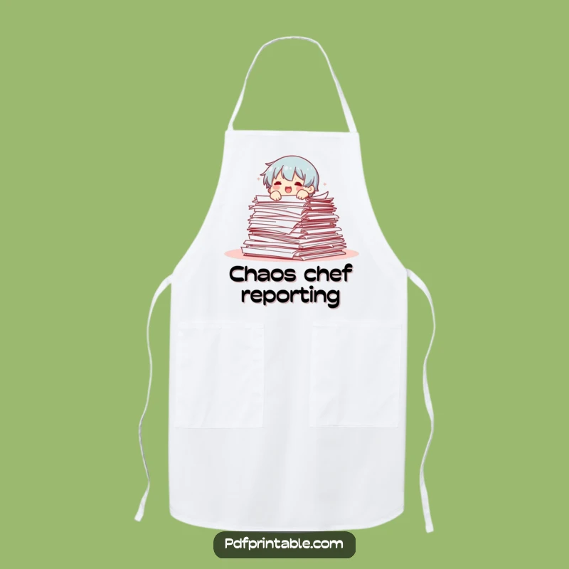 Funny Paper Chef Apron: Keep Clean While Laughing, Hilarious Cooking Accessory