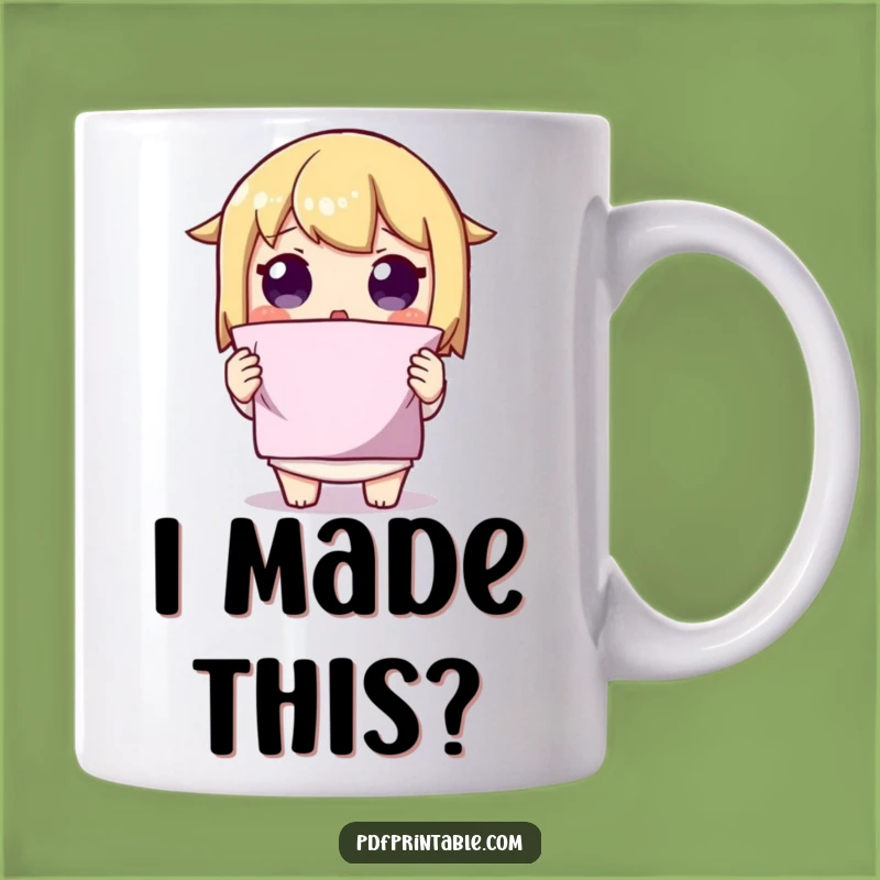 Funny Folded Shape Surprise Mug: Wow Factor, the Perfect Funny Gift!