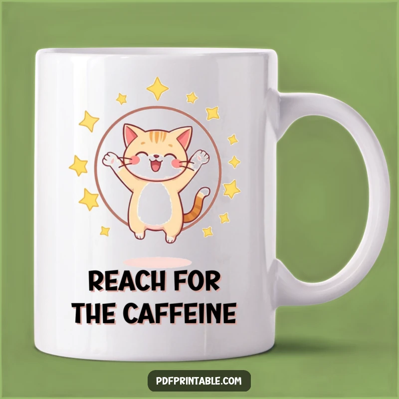 Funny Cat Star Hoop Mug: A Magical & Hilarious Gift For Cat Lovers