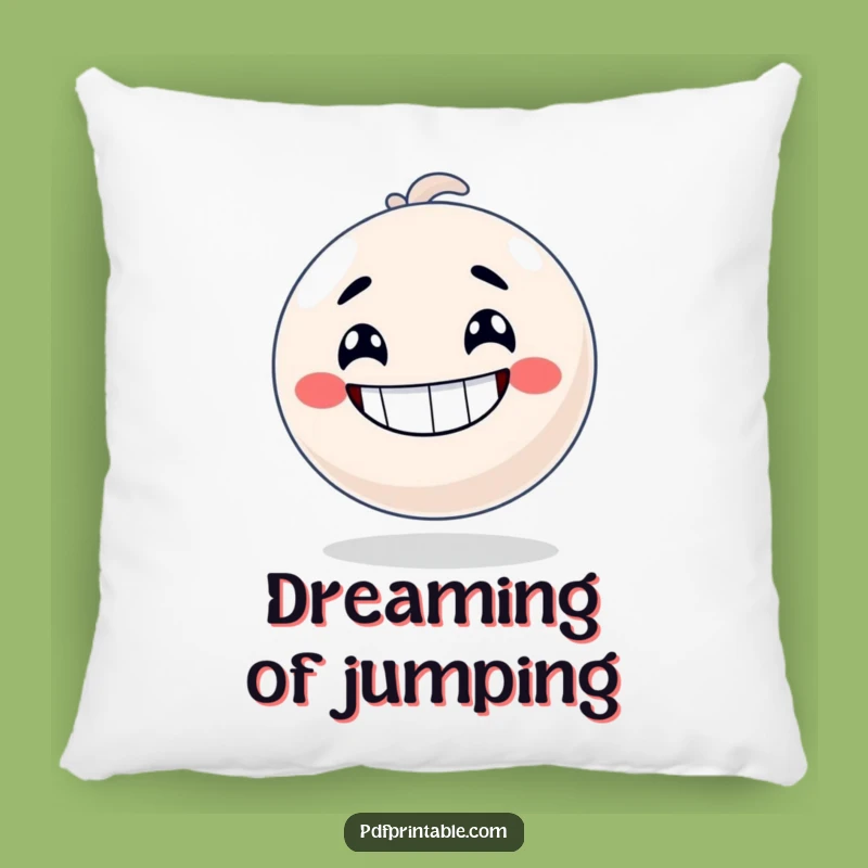 Funny Bouncy Ball Pillow: Cozy Comfort with a Playful Spirit