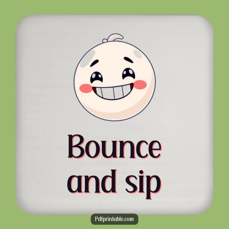 Funny Bouncy Ball Coasters: Protect Surfaces with Fun
