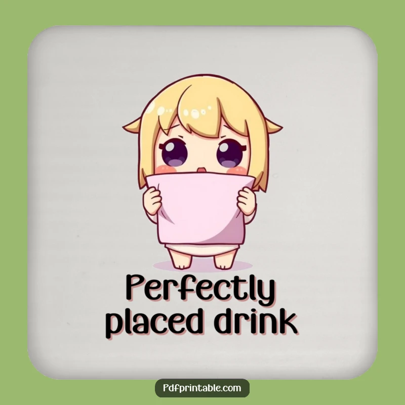 Protect Your Surfaces: Funny Folded Coasters, a Clever Funny Gift!