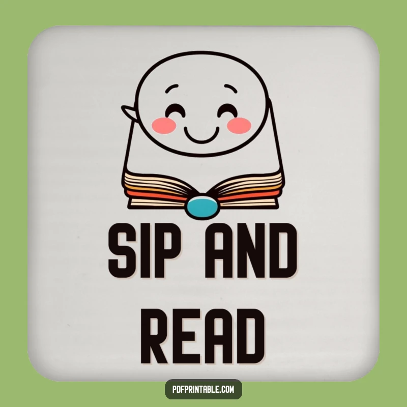 Funny Book Coasters: Protect Surfaces with Literary Smiles