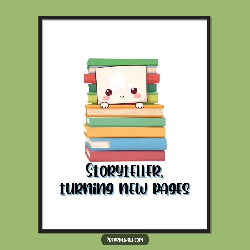 Funny Free Printable Wall Art: Peek-a-Boo Paper Pal - Downloadable DIY Home Decor