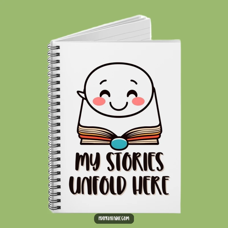 Funny Book Notebook: Jot Down Ideas with Literary Smiles