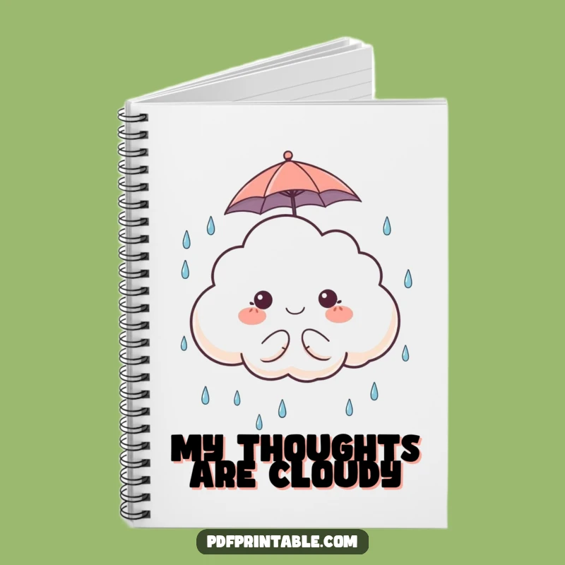 Funny Cloud Notebook: Jot Down Ideas with Cheerful Optimism
