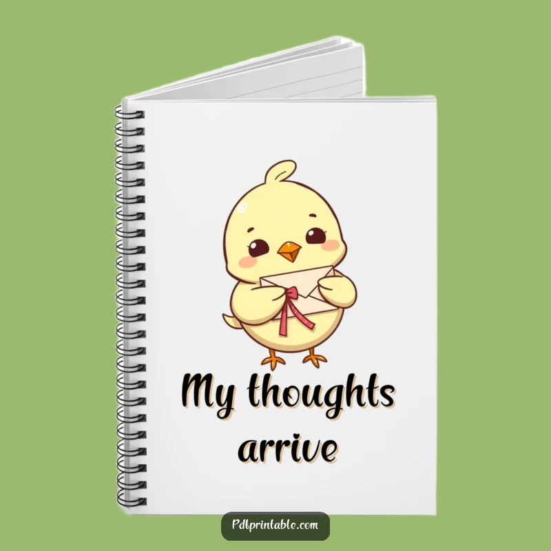 Funny Bird Letter Notebook: Journal Your Notes, Tiny Message, Stationery Funny Gift