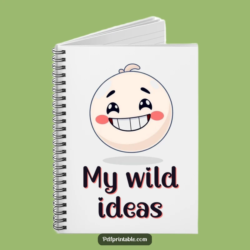 Funny Bouncy Ball Notebook: Jot Down Your Energetic Ideas