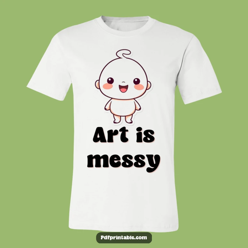 Funny Doodle T-Shirt: Happy Character S Art Show, Ideal Funny Gift