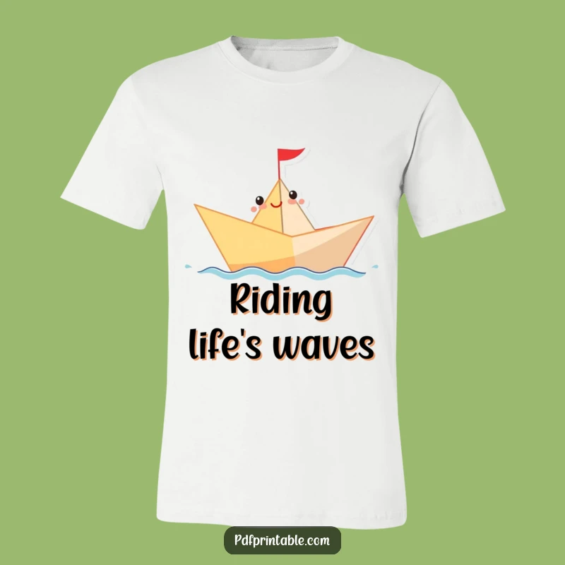 Funny Paper Boat T-Shirt: Embark on a Hilarious Journey Today