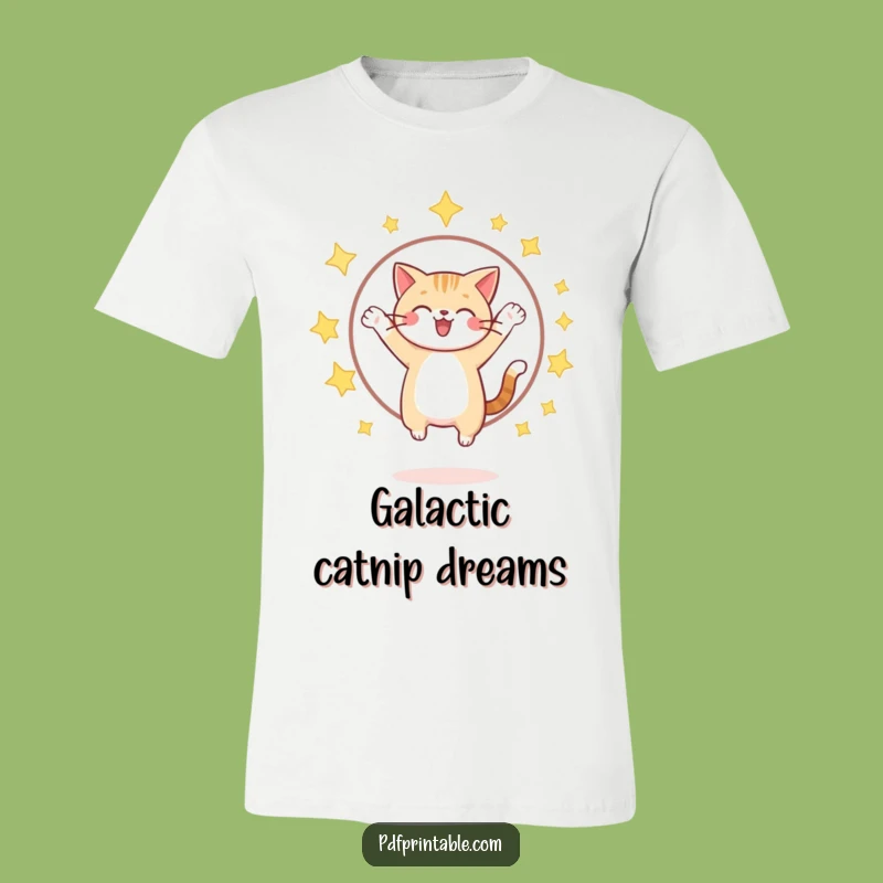 Funny Cat Star Hoop Tee: Unleash Your Inner Magic With This Hilarious Shirt