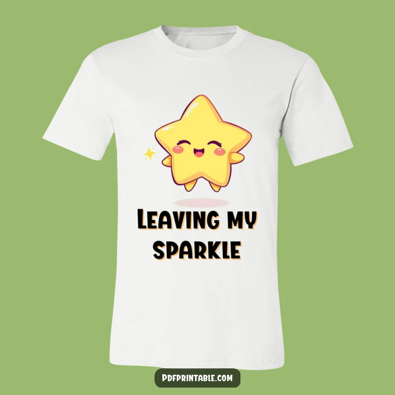 Funny Winking Star T-Shirt: Shine Your Way Through Life