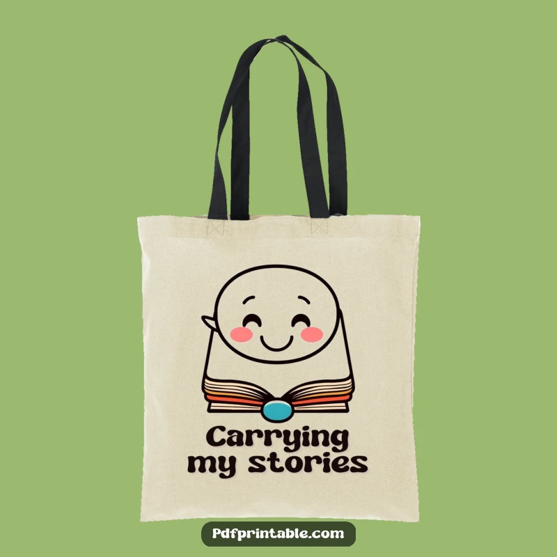 Funny Book Tote Bag: Carry Your Stories and Smiles Everywhere