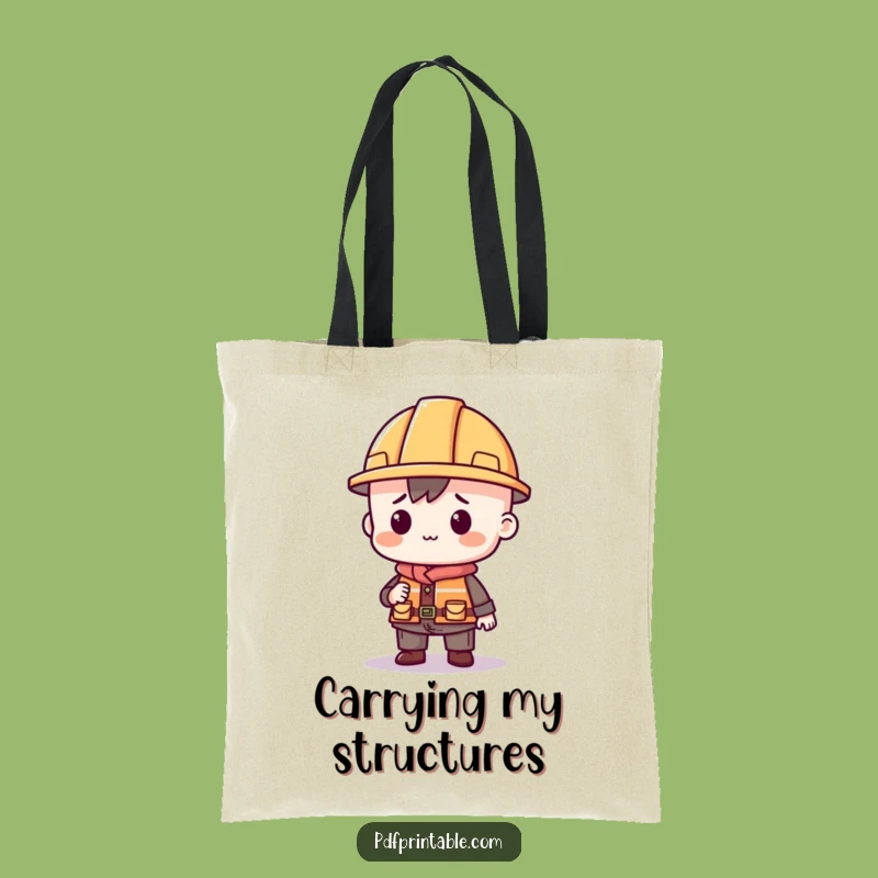 Funny Project Tote Bag: Carry Your Creations in Style, Hilarious Craft Bag